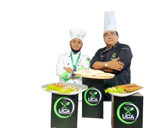 A professional chef carefully plating a dish